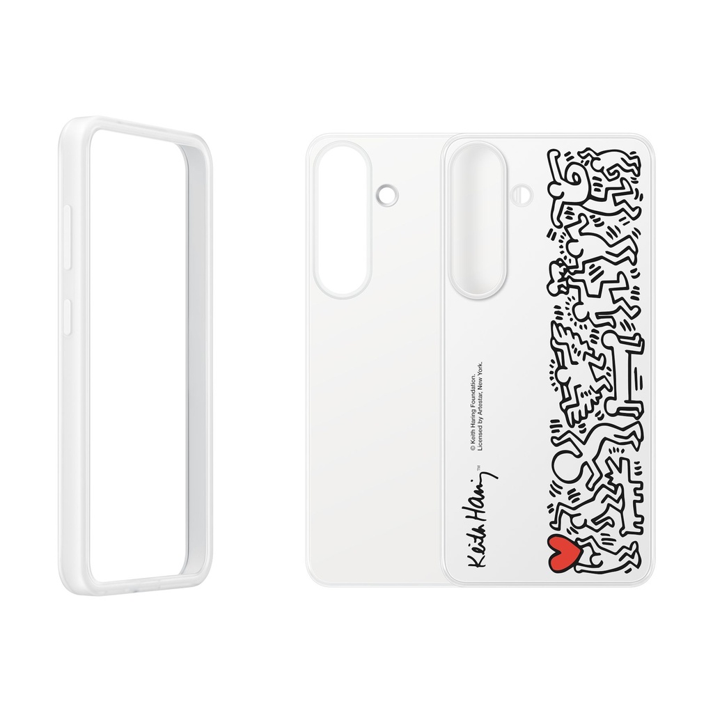 Samsung Flipsuit Case Keith Haring White, für Samsung Galaxy S25, EF-MS931CWEGWW
