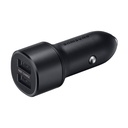 Samsung KFZ-Schnellladegerät mit 2 USB und 2-in-1 Datenkabel Black, EP-L1100WB, 15W