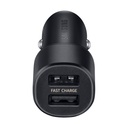 Samsung KFZ-Schnellladegerät mit 2 USB und 2-in-1 Datenkabel Black, EP-L1100WB, 15W