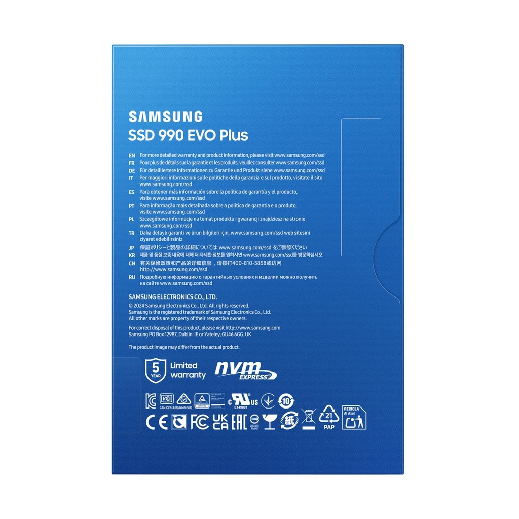 Samsung MZ-V9S2T0, 2 TB, M.2, 7250 MB/s