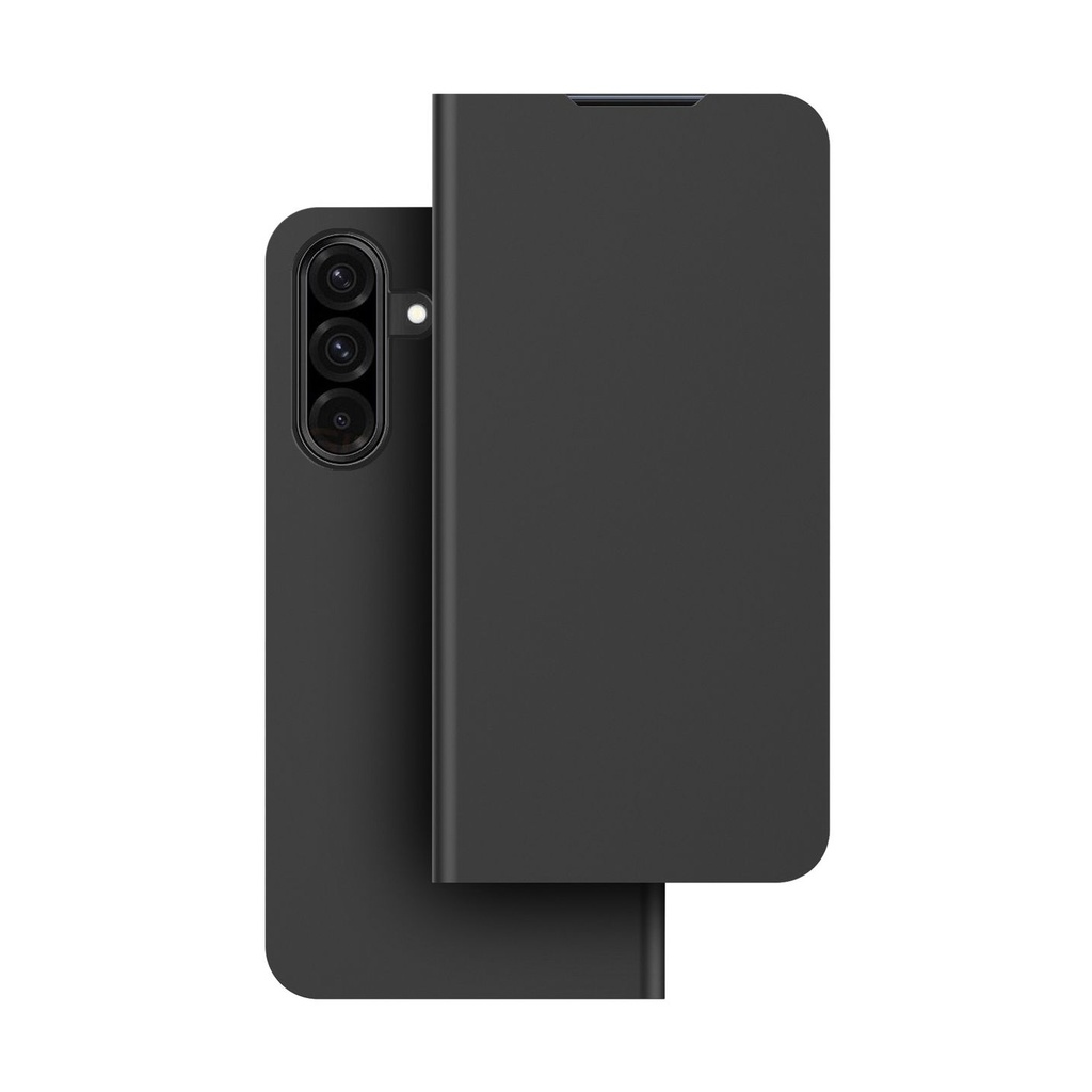 Samsung Mobeen Flip Cover Bookstyle Black, für Galaxy A37, GP-FWA376AEABW