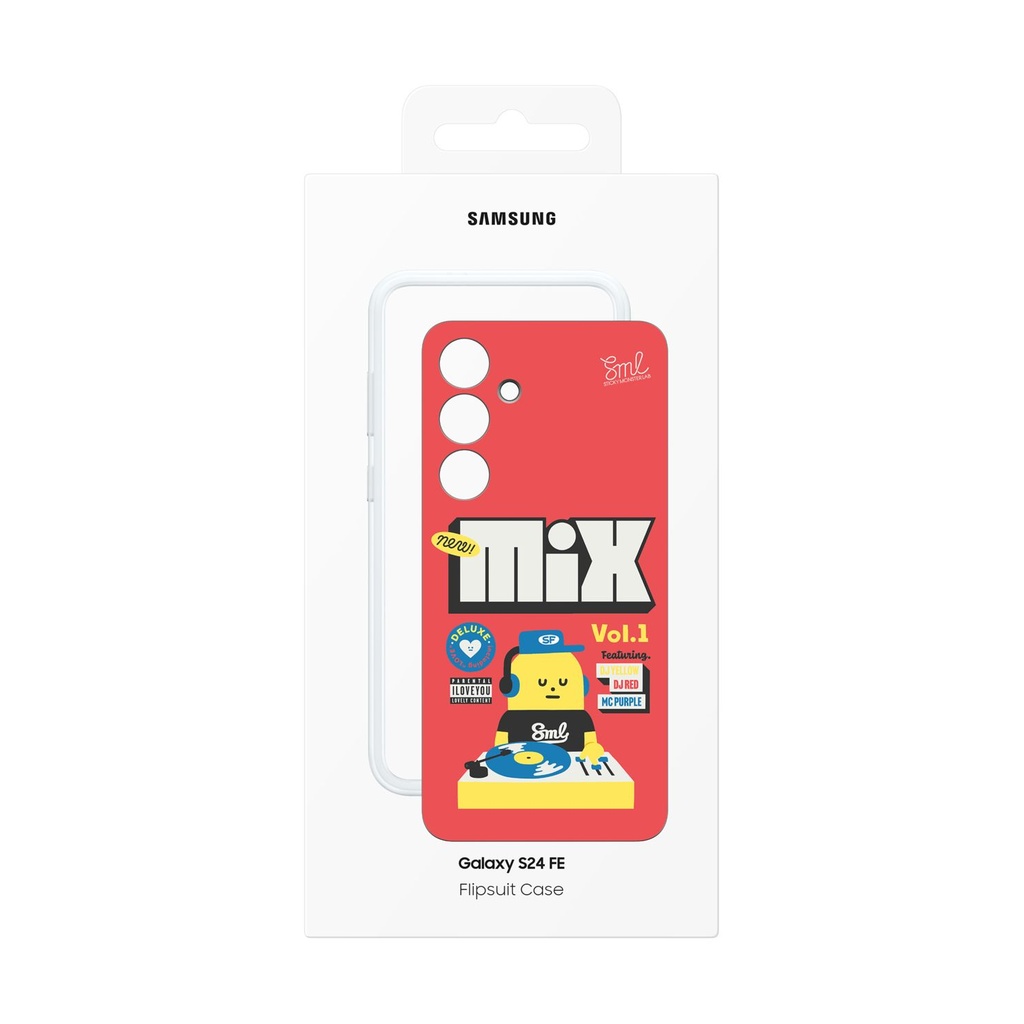 Samsung S24 FE Flipsuit Case, red