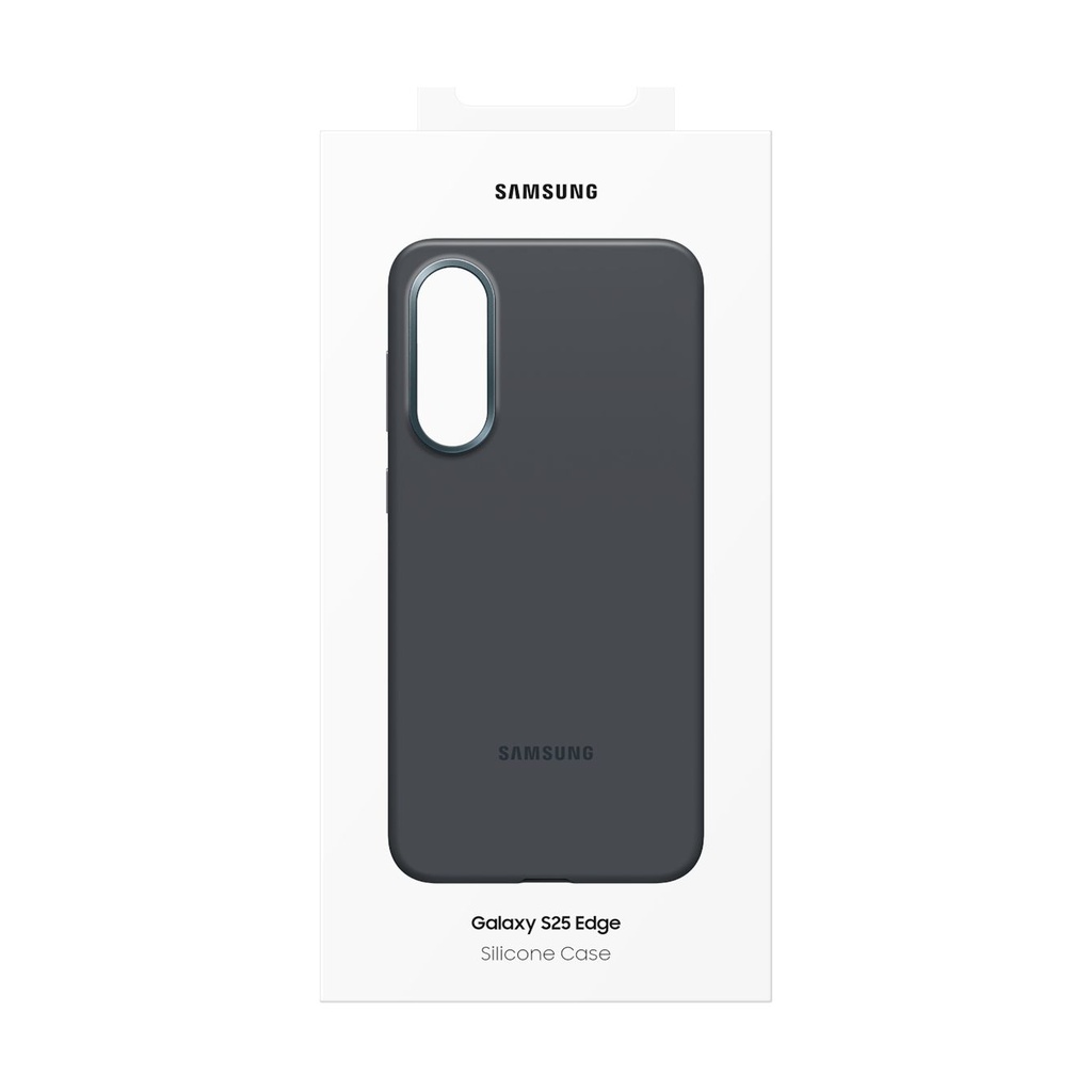Samsung Silicone Case Black, für Galaxy S25 Edge, EF-PS937CBEGWW