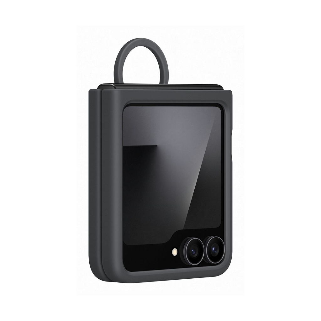 Samsung Silicone Case with Ring Black, für Samsung Galaxy Flip6 / Flip7 FE, EF-PF741TBEGWW