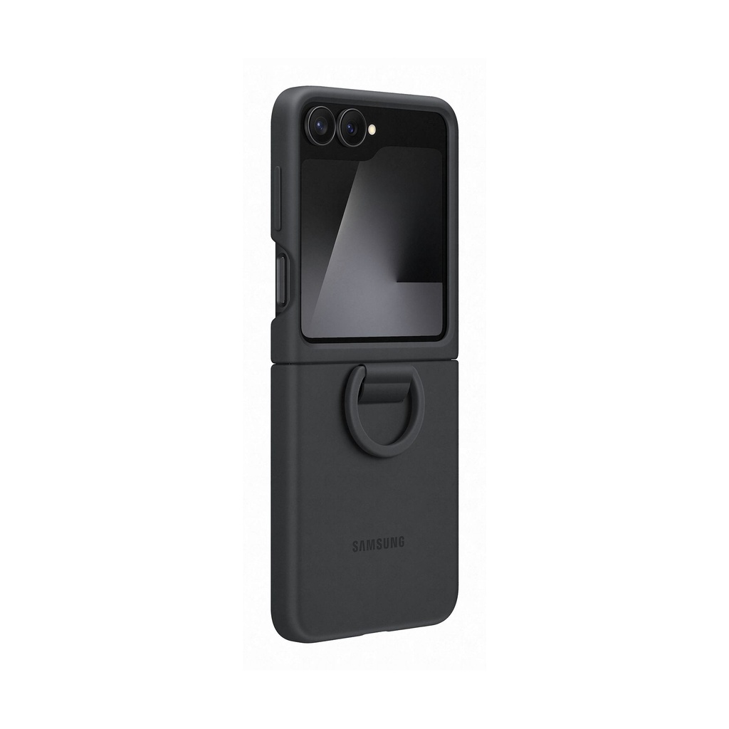 Samsung Silicone Case with Ring Black, für Samsung Galaxy Flip6 / Flip7 FE, EF-PF741TBEGWW