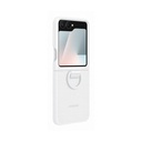 Samsung Silicone Case with Ring Weiss, für Samsung Galaxy Flip6 / Flip7 FE, EF-PF741TWEGWW