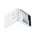 Samsung Silicone Case with Ring Weiss, für Samsung Galaxy Flip6 / Flip7 FE, EF-PF741TWEGWW