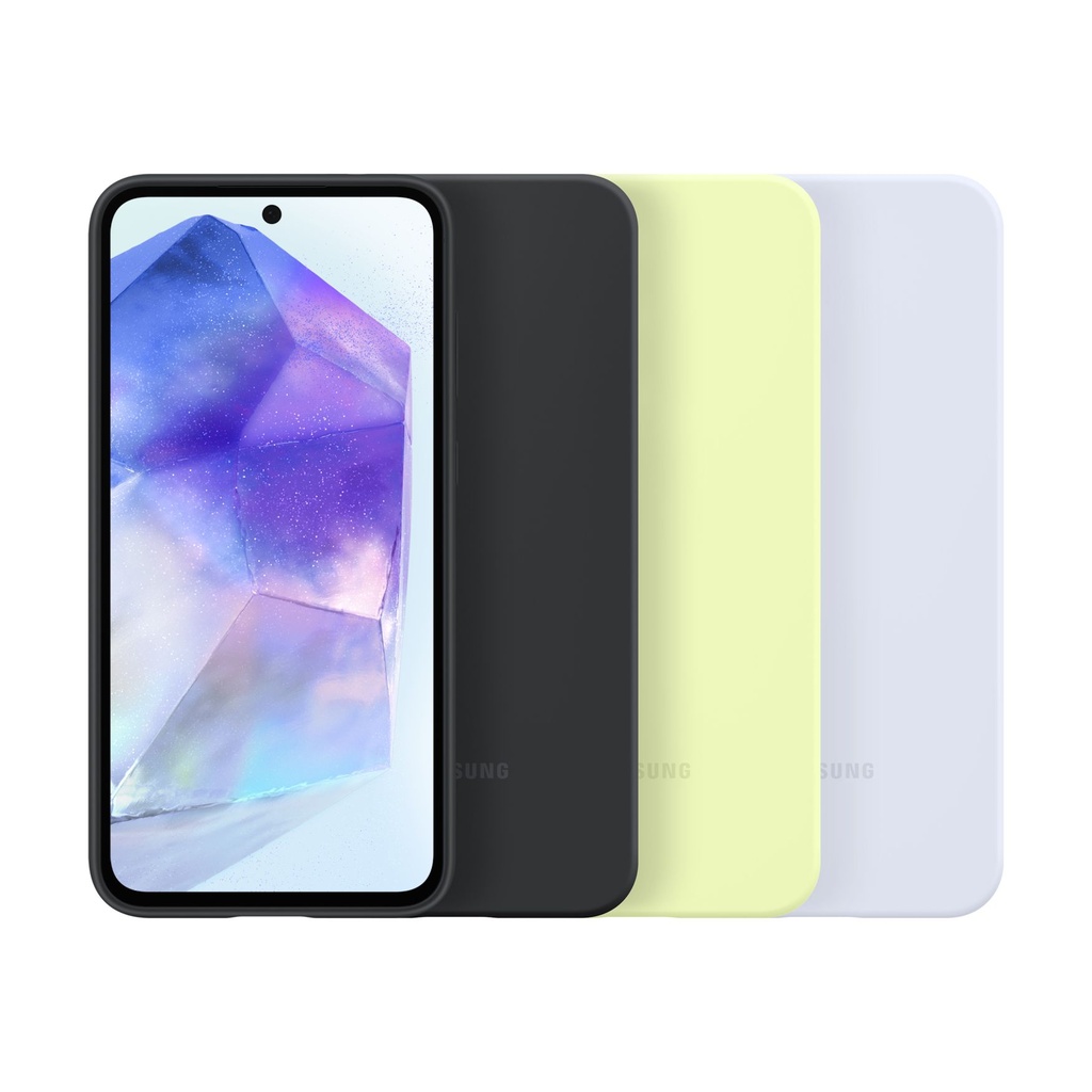 Samsung Silicone Cover Black, für Samsung Galaxy A55 5G, EF-PA556TBEGWW