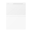 Samsung Smart Book Cover White, für Galaxy Tab S10 Ultra / S9 Ultra, EF-BX910PW