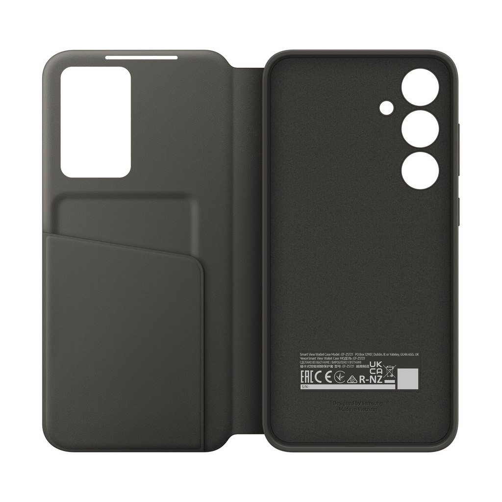 Samsung Smart View Wallet Case Black, für Galaxy S24 FE