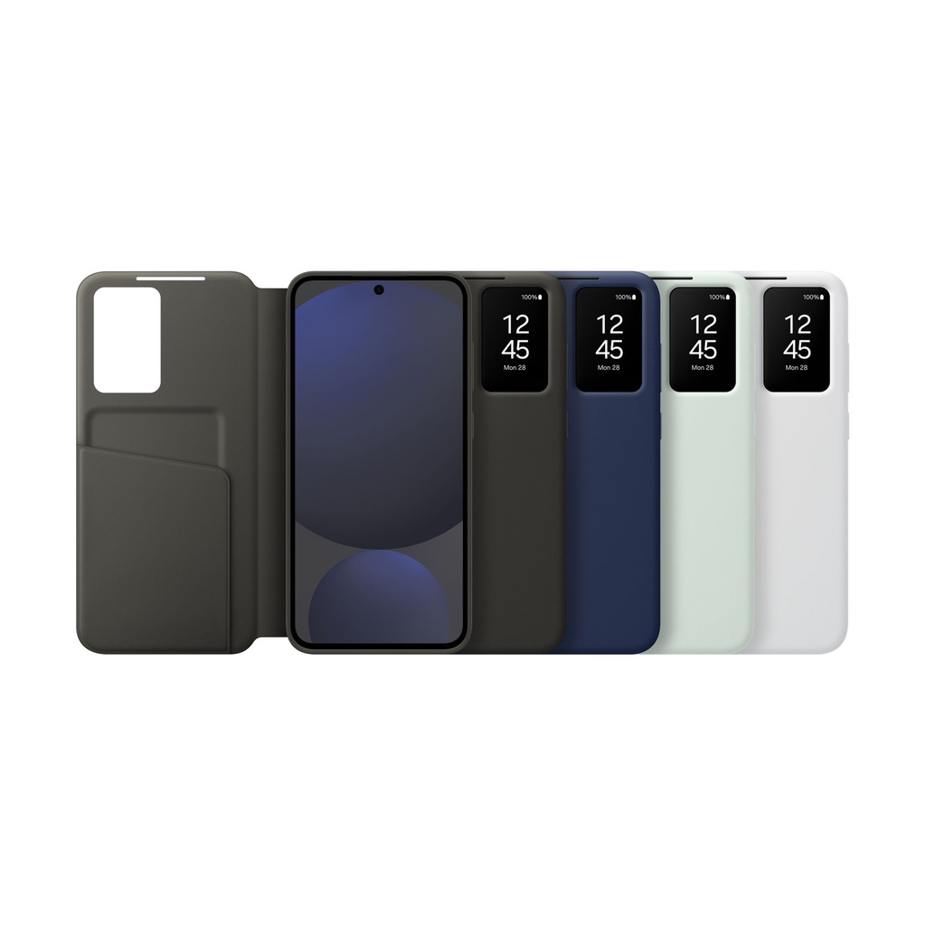 Samsung Smart View Wallet Case White, für Galaxy S24 FE, EF-ZS721CWEGWW