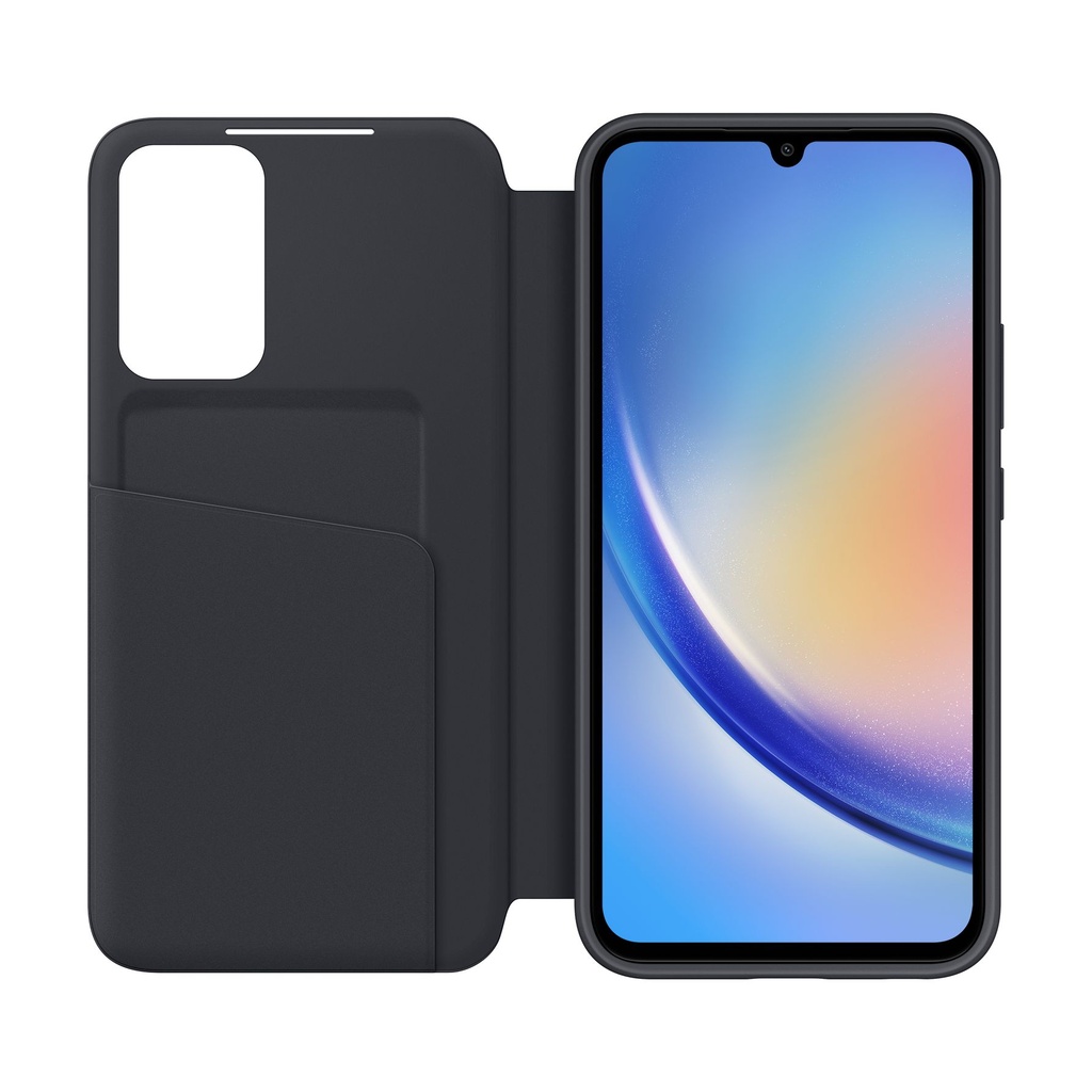 Samsung Smart View Wallet Cover Black, für Galaxy A34 5G, EF-ZA346CBEGWW
