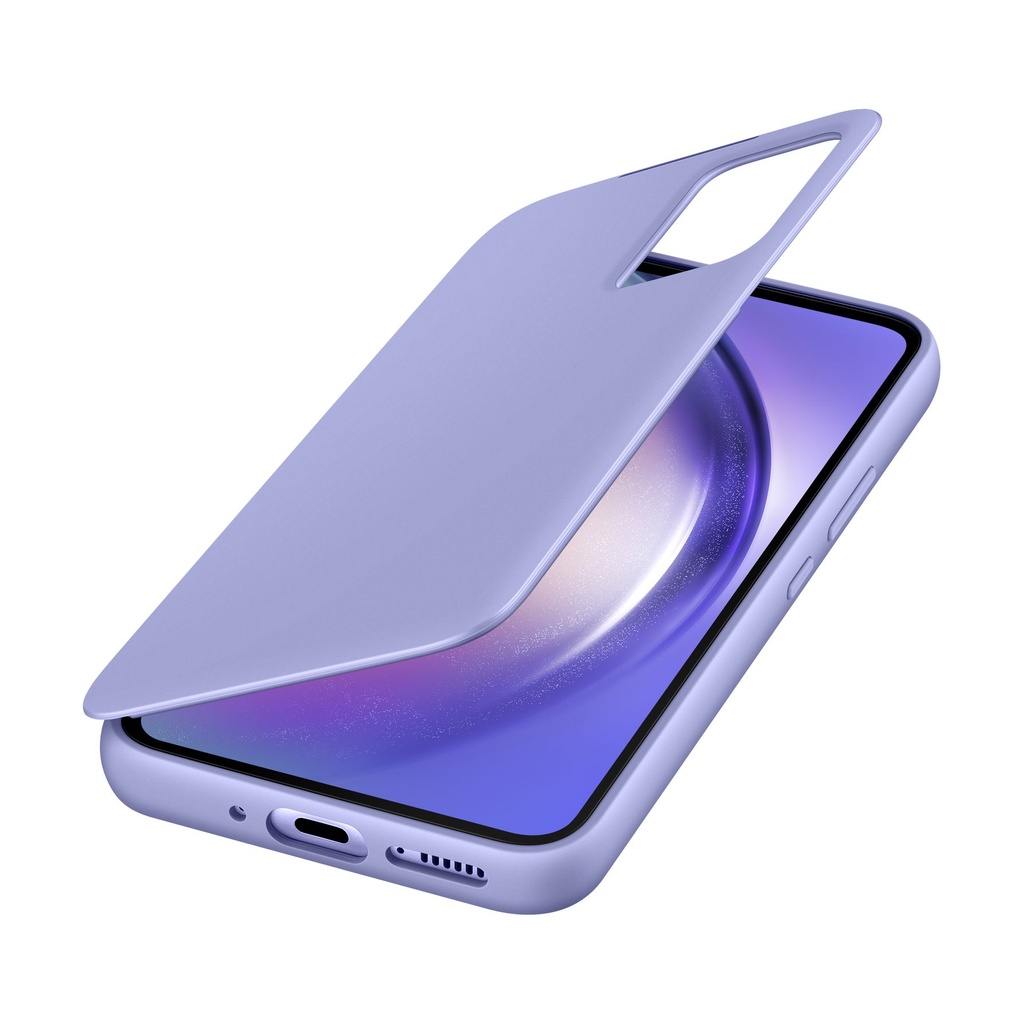 Samsung Smart View Wallet Cover Blueberry, für Galaxy A54 5G, EF-ZA546CVEGWW