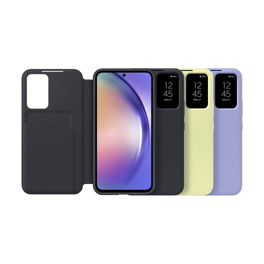 Samsung Smart View Wallet Cover Blueberry, für Galaxy A54 5G, EF-ZA546CVEGWW