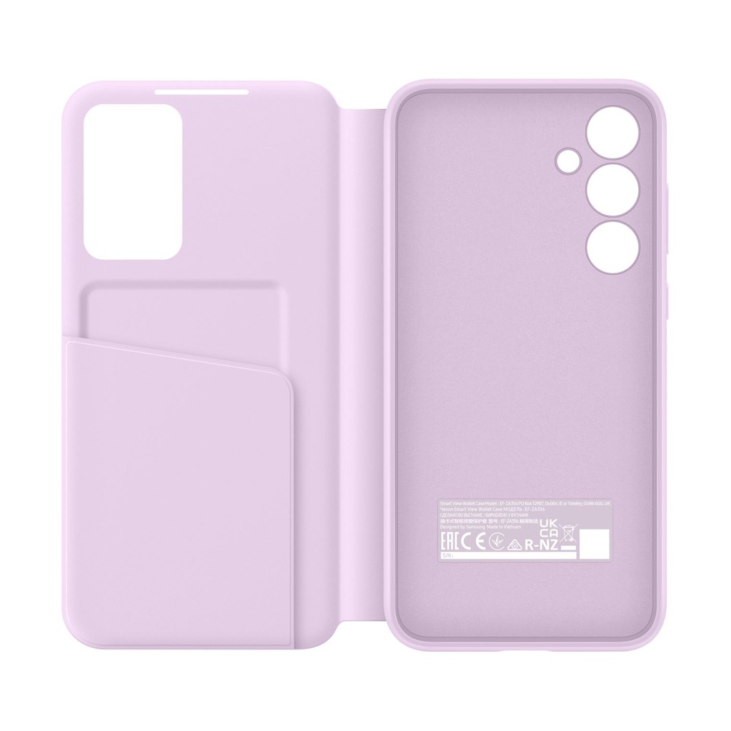 Samsung Smart View Wallet Cover Lavender, für Galaxy A35, EF-ZA356CVEGWW