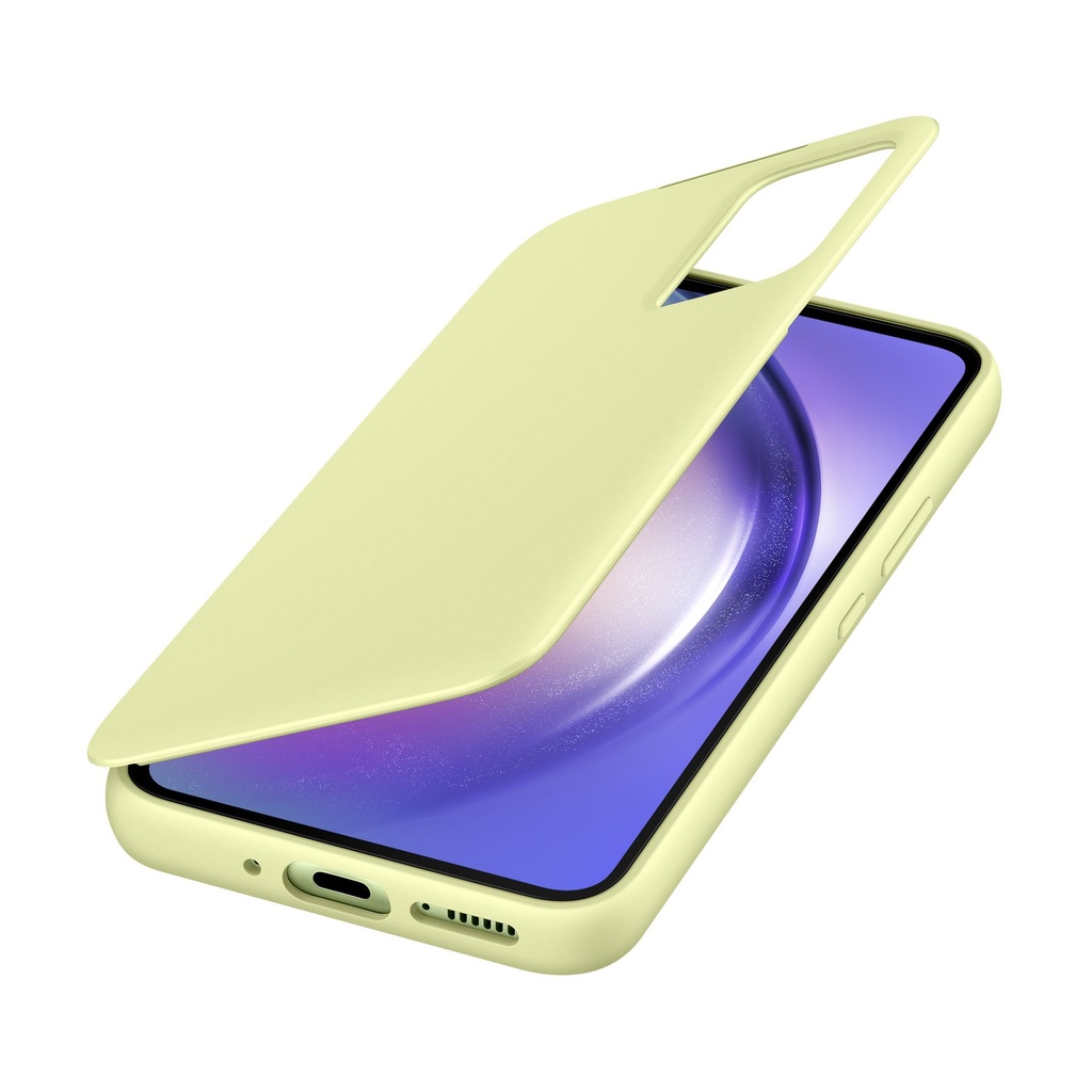 Samsung Smart View Wallet Cover Lime, für Galaxy A54 5G, EF-ZA546CGEGWW