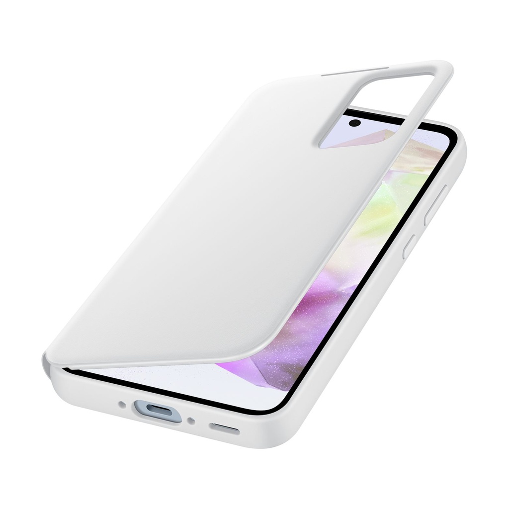 Samsung Smart View Wallet Cover White, für Galaxy A35, EF-ZA356CWEGWW