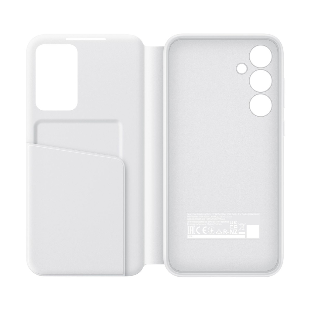 Samsung Smart View Wallet Cover White, für Galaxy A35, EF-ZA356CWEGWW