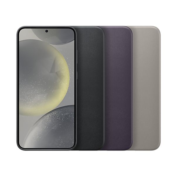 Samsung by Hochuen Vegan Leather Case Taupe, für Galaxy S24+, GP-FPS926HCAAW