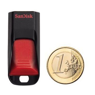 Sandisk Cruzer Blade Memoria USB 2.0 32GB - Ultra Compacta - Color Negro/Rojo (Pendrive)