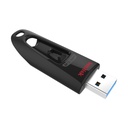 Sandisk Cruzer Ultra Memoria USB 3.0 256GB - Hasta 100MB/s de Transferencia - Color Negro (Pendrive)
