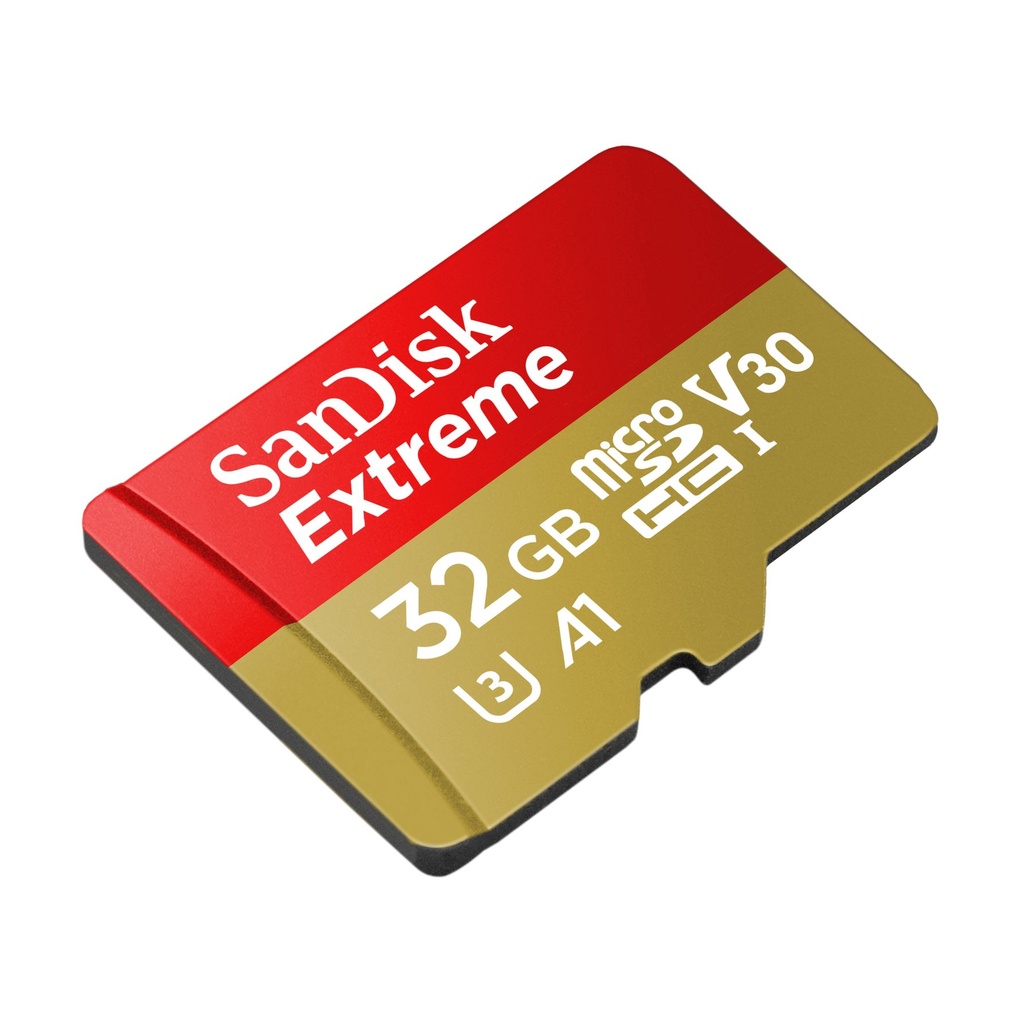 Sandisk Extreme Tarjeta Micro SDHC 32GB UHS-I U3 A1 Clase 10 100MB/s + Adaptador SD