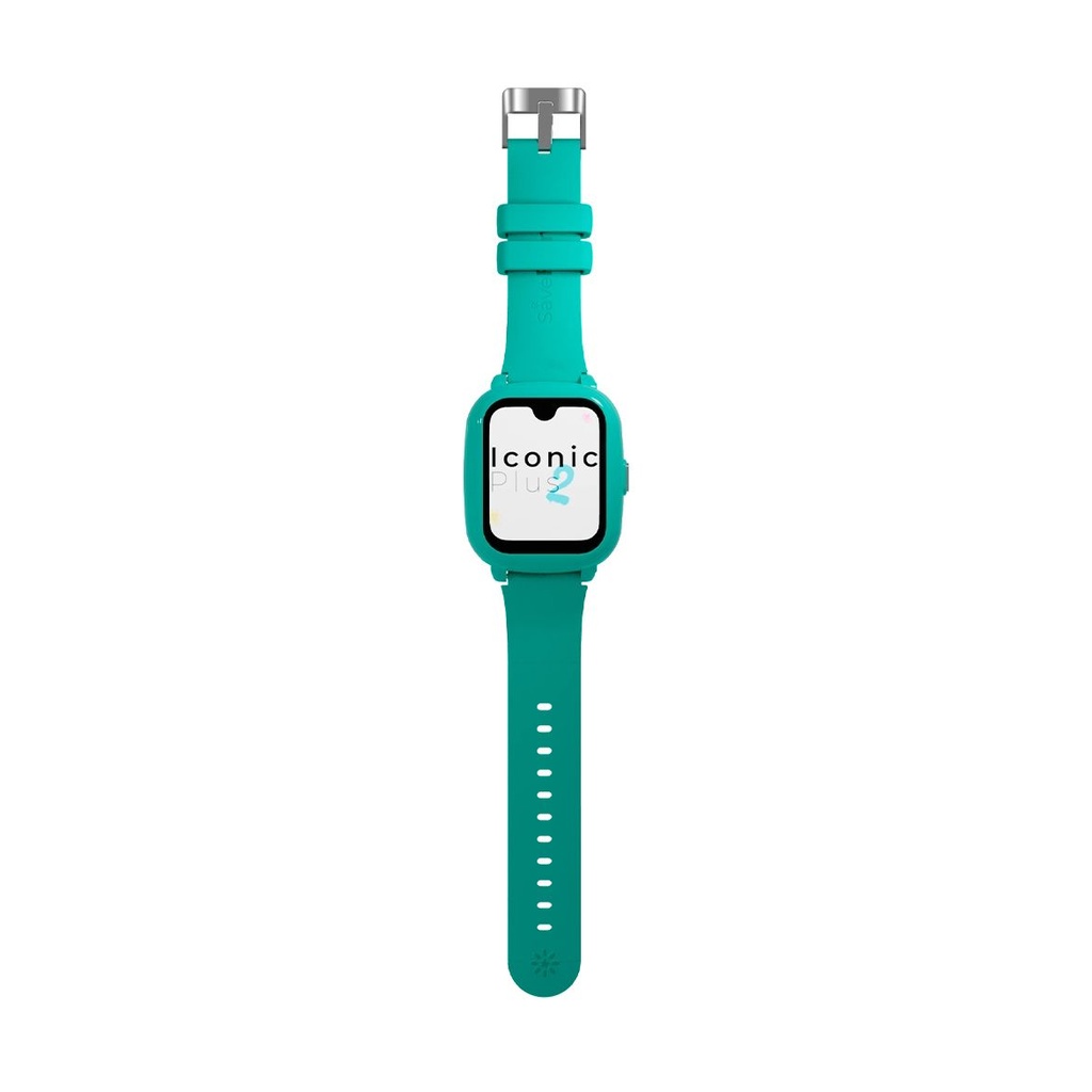 Savefamily Reloj Inteligente Smartwatch Infantil Iconic Plus 2 con GPS y Llamada - IP67 - Bateria 850mAh - IA - Color Menta