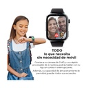 Savefamily Reloj Inteligente Smartwatch Infantil SaveWatch Plus 2 - Pantalla Amoled - Carcasa Plateada - Correa Tela Ocean