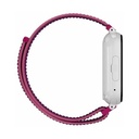 Savefamily Reloj Inteligente Smartwatch Infantil SaveWatch Plus con GPS y Llamada - IP67 - Boton SOS - Carcasa Blanca - Correa Tela Frambuesa