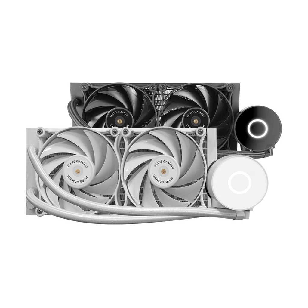 Sistema de Refrigeración Líquida Mars Gaming ML-PRO240W/ Blanco