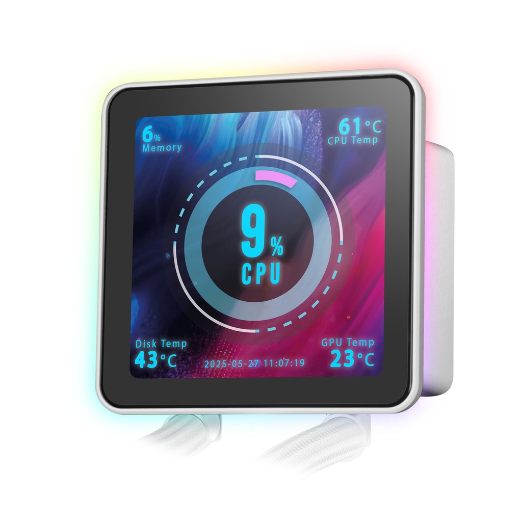 Sistema de Refrigeración Líquida Mars Gaming ML-VISIONPRO240/ Blanco
