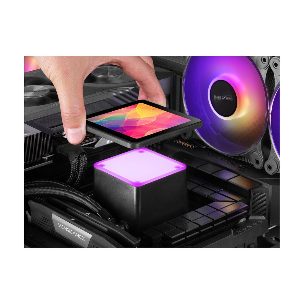 Sistema de Refrigeración Líquida Mars Gaming ML-VISIONPRO360/ Negro