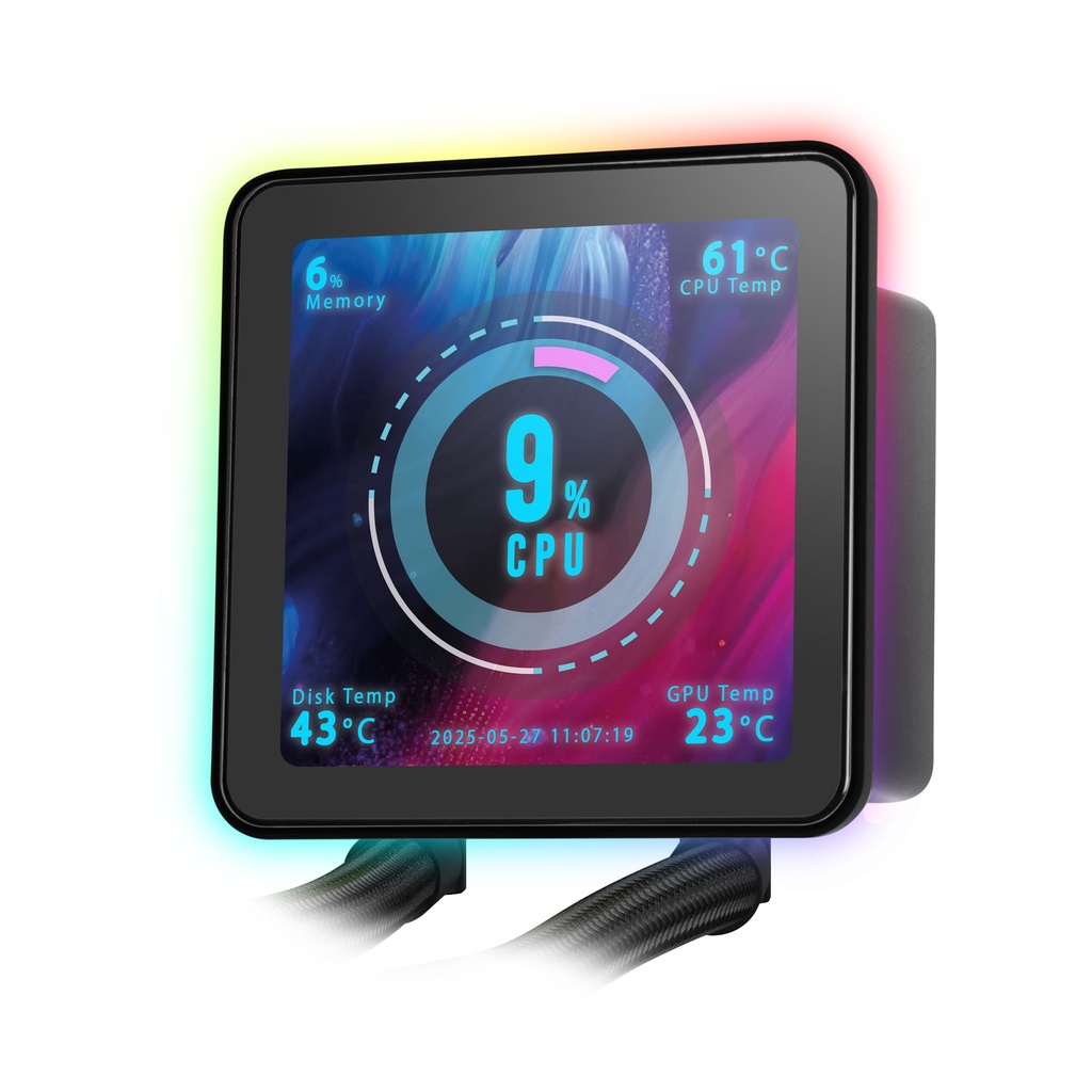 Sistema de Refrigeración Líquida Mars Gaming ML-VISIONPRO360/ Negro