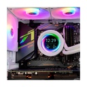 Sistema de Refrigeración Líquida Nox X-240 LCD/ Blanco
