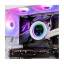 Sistema de Refrigeración Líquida Nox X-240 LCD/ Blanco