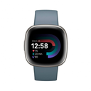 Fitbit Versa 4 Azul (Waterfall Blue) y Cuerpo de Aluminio Platino