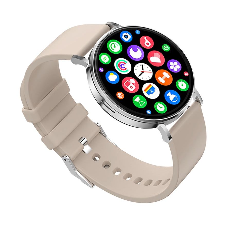Smartwatch SPC Smartee Duo Velvet 9656B/ Notificaciones/ Frecuencia Cardíaca/ Blanco