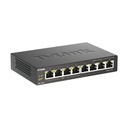 Switch D-Link DGS-1008P 8 Puertos/ RJ-45 Gigabit 10/100/1000/ PoE