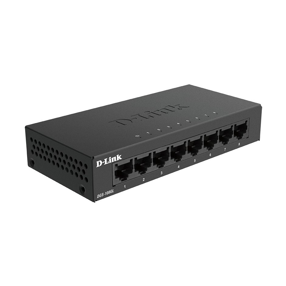 Switch D-Link DGS-108GL 8 Puertos/ RJ-45 10/100/1000