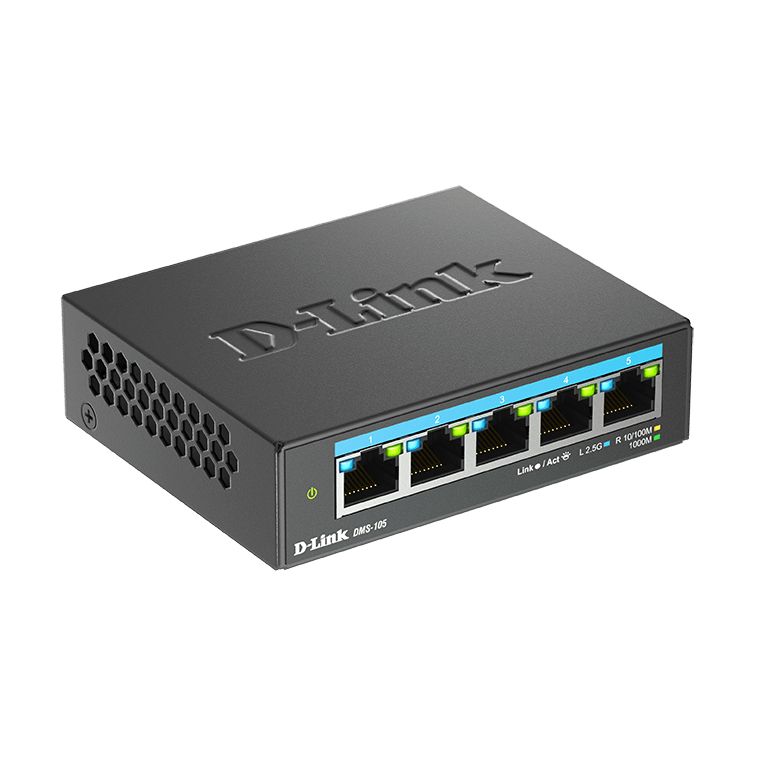 Switch D-Link DMS-105 5 Puertos/ RJ-45 10/100/1000