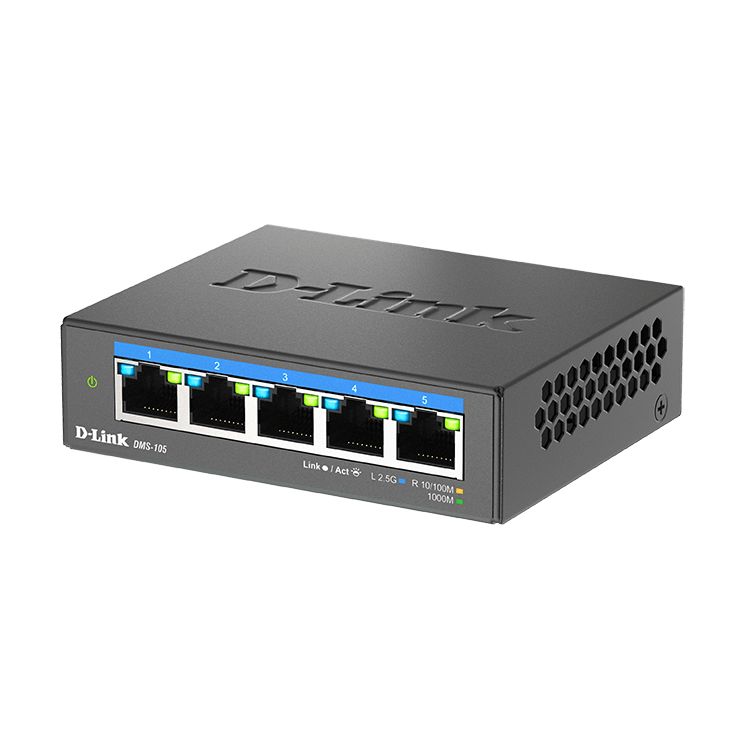 Switch D-Link DMS-105 5 Puertos/ RJ-45 10/100/1000