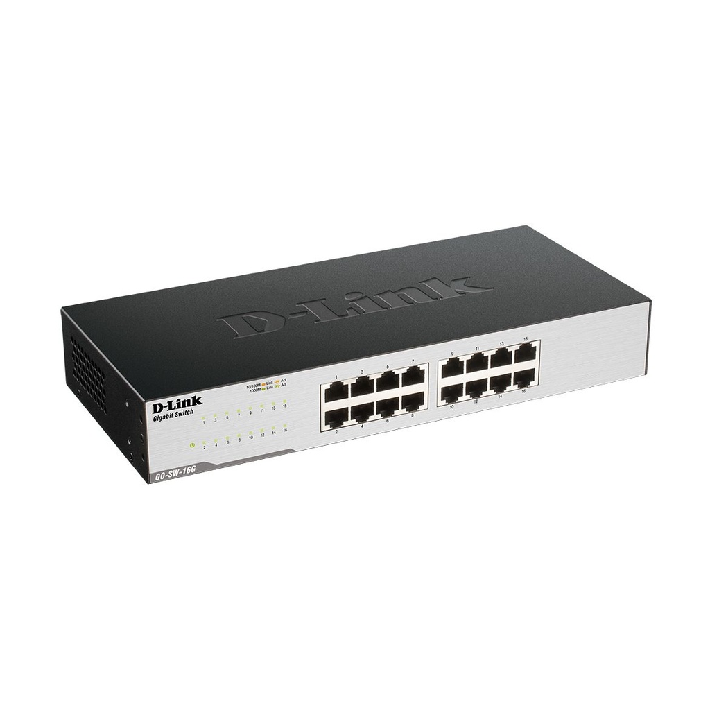 Switch D-Link GO-SW-16G 16 Puertos/ RJ-45 10/100/1000