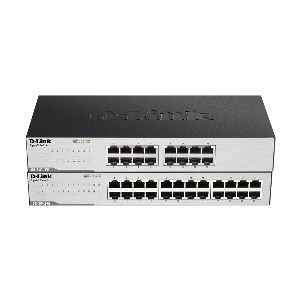 Switch D-Link GO-SW-24G 24 Puertos/ Gigabit 10/100/1000