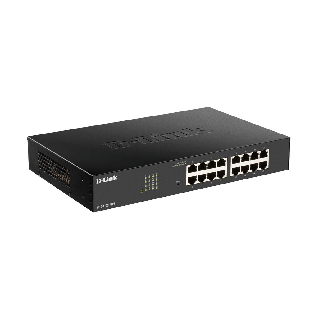 Switch Gestionable D-Link DGS-1100-24PV2 24 Puertos/ RJ-45 Gigabit 10/100/1000 PoE