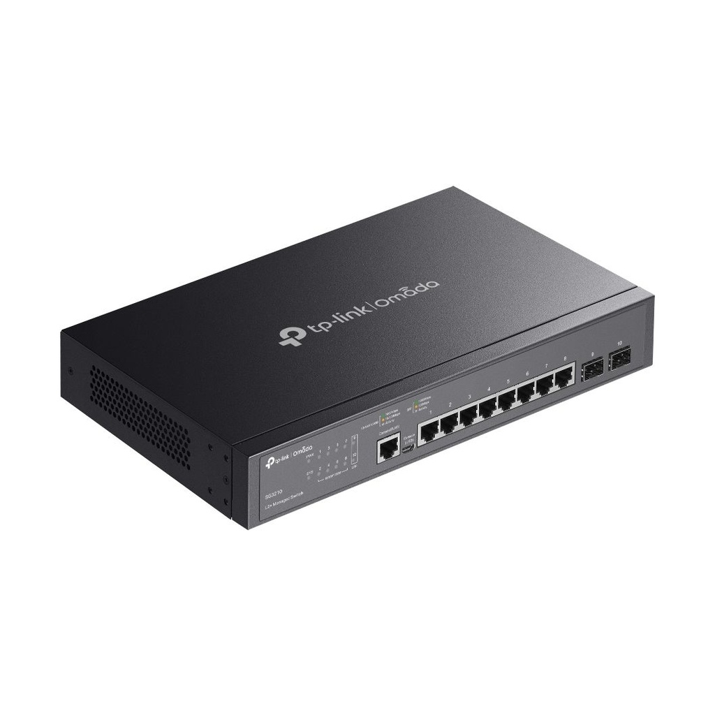Switch Gestionable TP-Link Omada TL-SG3210 V3 10 Puertos/ RJ-45 10/100/1000/ SFP