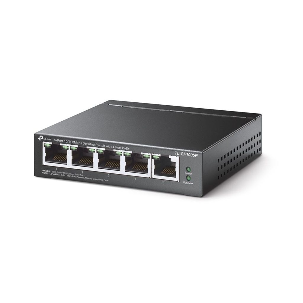 Switch TP-Link TL-SF1005P 5 Puertos/ RJ-45 10/100 PoE