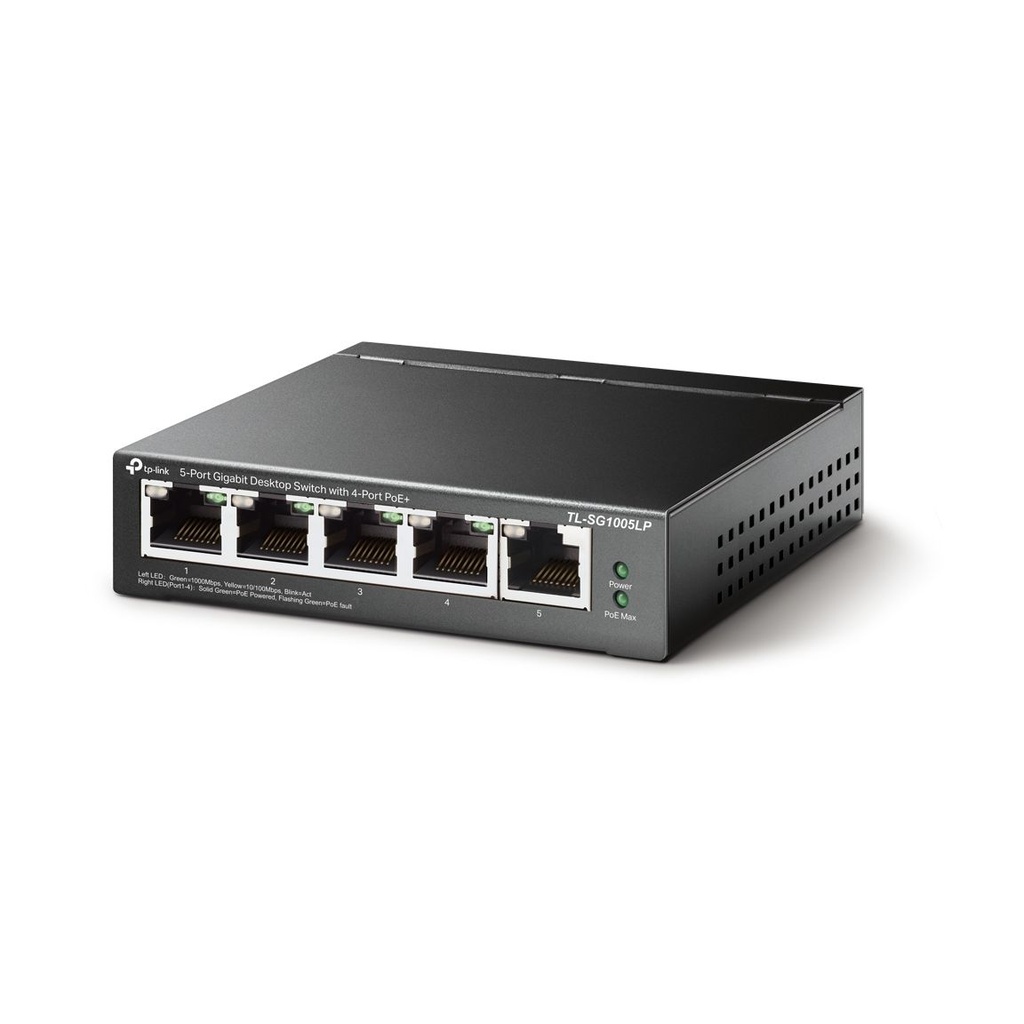 Switch TP-Link TL-SG1005LP 5 Puertos/ RJ-45 10/100/1000/ PoE