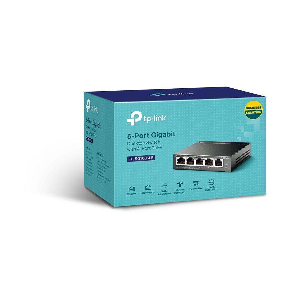 Switch TP-Link TL-SG1005LP 5 Puertos/ RJ-45 10/100/1000/ PoE