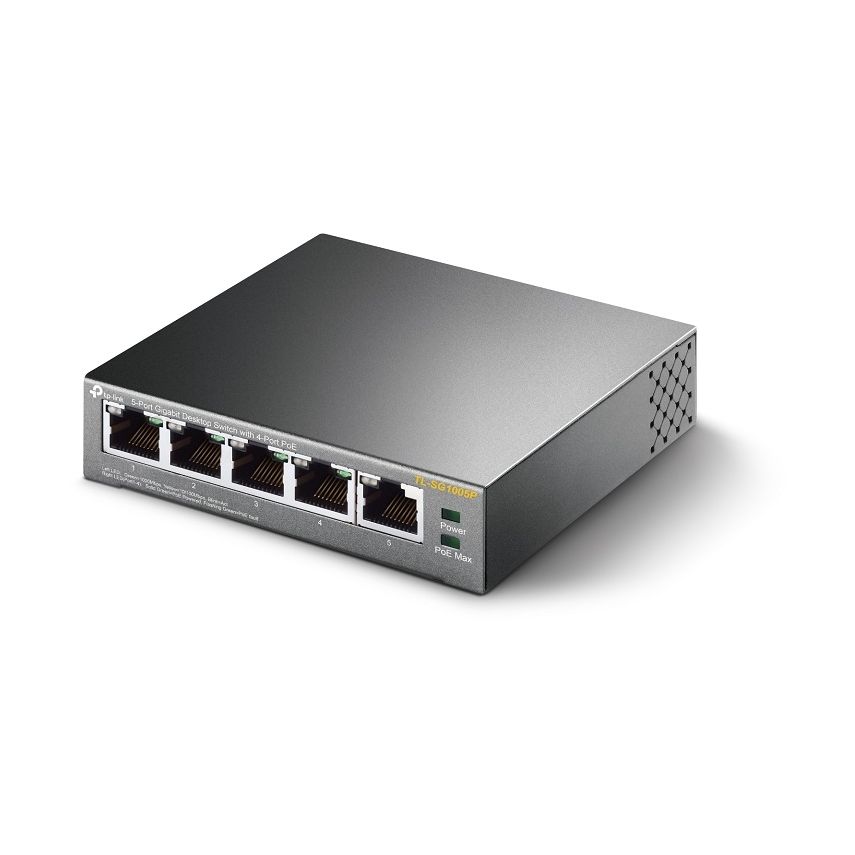 Switch TP-Link TL-SG1005P 5 Puertos/ RJ-45 10/100/1000 PoE