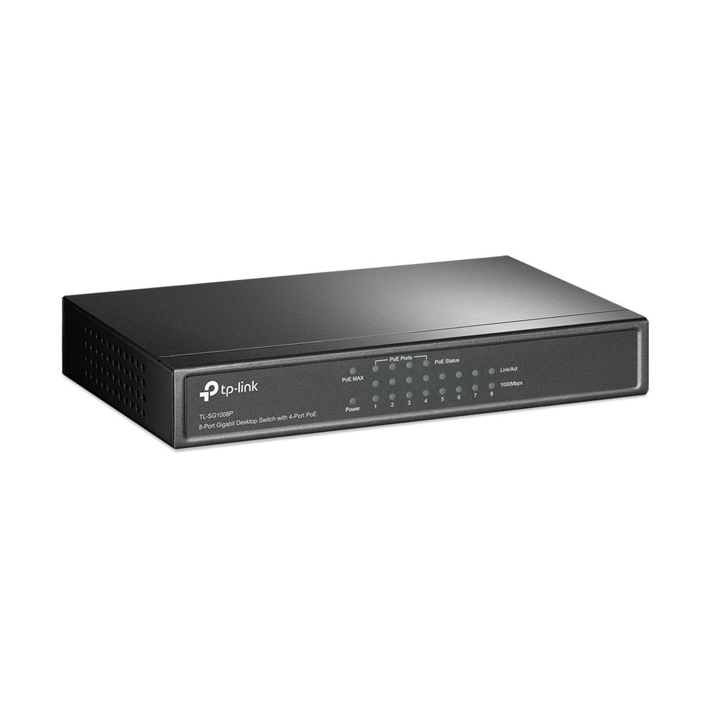 Switch TP-Link TL-SG1008P 8 Puertos/ RJ-45 10/100/1000 PoE